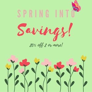 Spring Into Savings!🌸20% off 2+